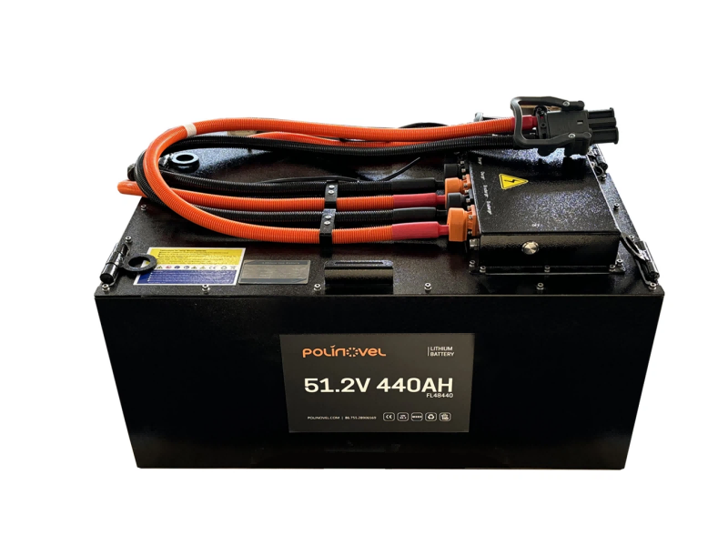 Polinovel 48V 440Ah LiFePO4 lithium forklift battery pack designed for high-hour utilization and 4000 plus cycles Polinovel 48V 440Ah LiFePO4 lithium forklift battery pack designed for high-hour utilization and 4000 plus cycles